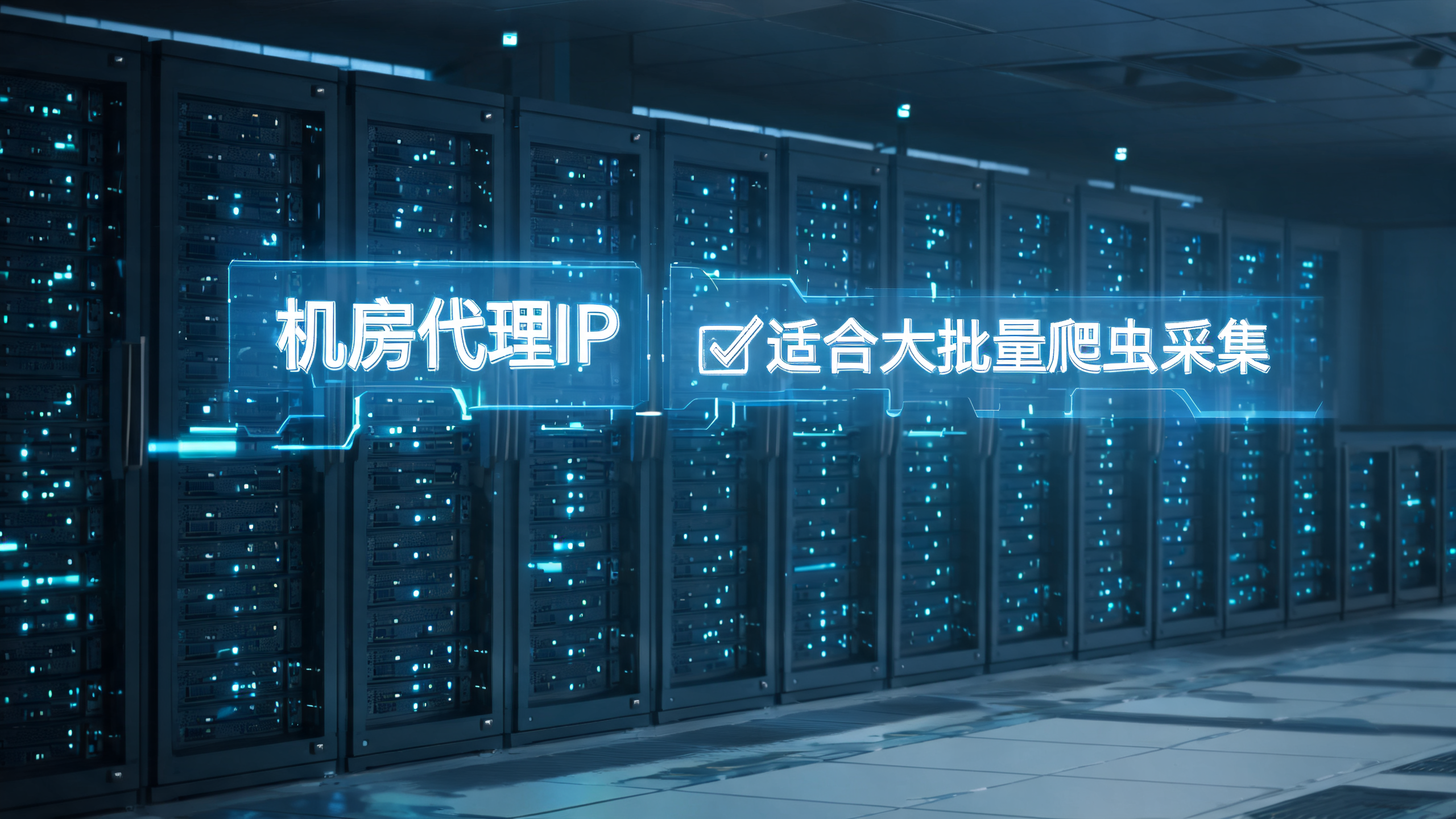 机房代理IP适合大批量爬虫采集吗?配图